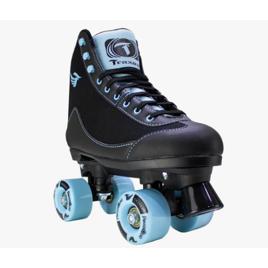 Patins Quad Traxart Powerquad Preto 58mm/32mm Abec5 + Brinde