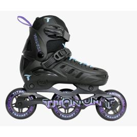 Patins Traxart Inline Regulável Titanium V2 90mm + Brinde