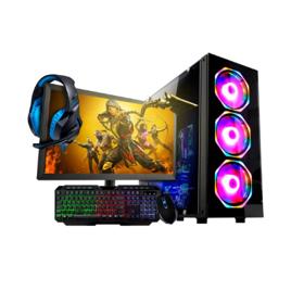 Pc Gamer Intel I5 8gb Hd 500gb + Monitor 19 + Kit Gamer