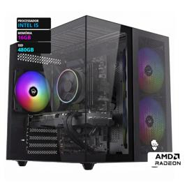 PC GAMER SOLDIER Intel Core i5 / AMD Radeon RX 580 / 16GB DDR3 (2X8GB) / SSD 480GB