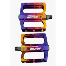 Pedal Bicicleta Absolute Brutus Flat 9/16 Oil Slick Camaleao