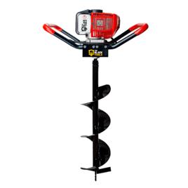 Perfurador De Solo A Gasolina 52cc 2 Tempos Profiissional Com Broca 80x20cm Tpf2000