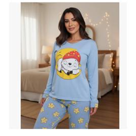 Pijamas De Frio Camisa E Calça De Malha Atacado Promoção