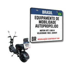 Placa 1000w Autopropelido Bike Elétrica Moto Alta Qualidade