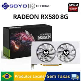 Placa de Vídeo SOYO Radeon RX580 8GB GDDR5