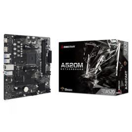 Placa Mãe Biostar A520MT, Chipset, A520, AMD AM4, MATX, DDR4