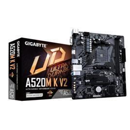Placa Mãe Gigabyte A520M K V2 (AM4/2xDDR4/HDMI/D-Sub/M.2/USB 3.2)