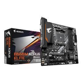 Placa-Mãe Gigabyte B550M Aorus Elite Rev. 1.3, AMD AM4, Micro ATX, DDR4 - Preto
