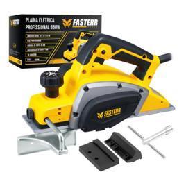 Plaina Elétrica 550w Fasterr FST042B2 Cor Preto