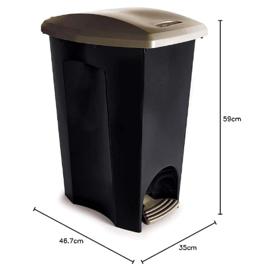 Plasútil Lixeira com Pedal 50 L