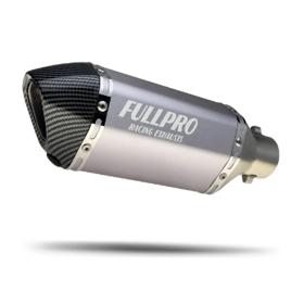 Ponteira Escape Universal Trioval Fullpro Short Cinza 51mm