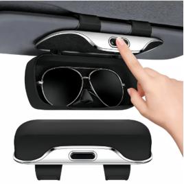 Porta Óculos Veicular Quebra Sol Acessório Automotivo Universal