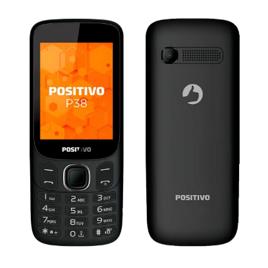 Positivo P38 Dual SIM 64 MB preto 128 MB RAM