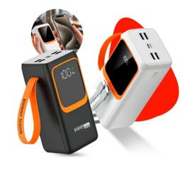 Power Bank Turbo Carregador Portátil 50.000mah Turbo 22.5w Premium Display Digita