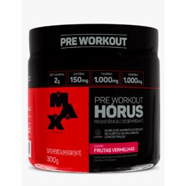 Pré Treino Hórus 300g Max Titanium Frutas Vermelhas Energia Sustentada