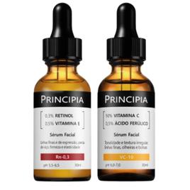 Principia Kit Tratamento C/ 2 Séruns Vitamina C 10 + Retinol