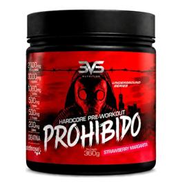 Prohibido Pré Treino 360g - Sabor: Strawberry Margarita (Morango)