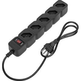 Protetor Eletrônico Filtro de Linha com 5 tomadas EPE 205 Preto Intelbras