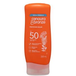 Protetor Solar FPS 50 Cenoura & Bronze 200ml