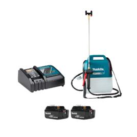 Pulverizador Sem Fio Makita Dus054z 2bat 5ah Carregador Biv