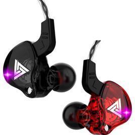 Fone QKZ AK6 In-Ear com Microfone e Graves Potentes