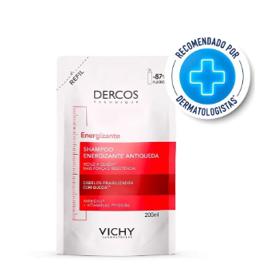 Refil Shampoo Energizante Antiqueda Dercos 200ml Vichy