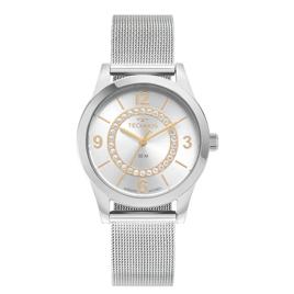 Relógio Feminino Technos Boutique Prata 32mm Quartzo Analógico 50m Resistência