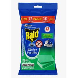 Raid Repelente Elétrico Pastilha Eucalipto Refil