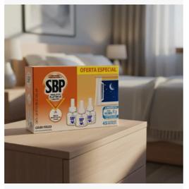 Repelente Elétrico Líquido Refil 3 Unidades 32,9ml Cada SBP
