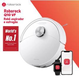 Robô Aspirador Robô Limpeza Roborock Q10 Vf 2025 10000pa Cor Branco 127 220v