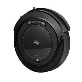 Robô Aspirador Robot W90 Varre Aspira E Passa Pano 30w Wap Cor Preto