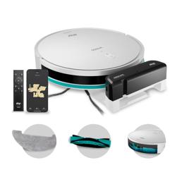 WAP Robô Aspirador de Pó ROBOT W1000 Mapeamento de Tempo Real GYRO, Base de Carregamento