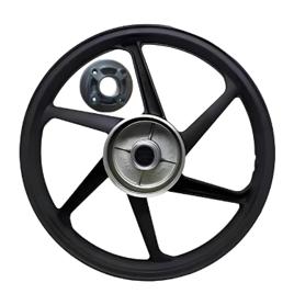 Roda Traseira Titan Sport Mix Fan 125 Esd 2009 Preta Nova