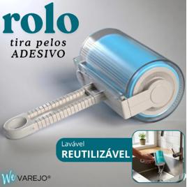 Rolo Tira Pelos Adesivo Lavável para Roupas e Sofá