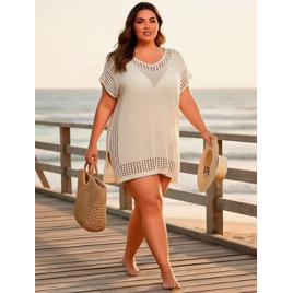 Saída De Praia Plus Size Moda Praia