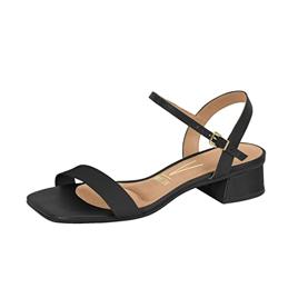 Sandália Casual, Vizzano, Feminino, Preto