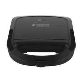 Sanduicheira Elétrica Cadence Toast & Grill, Preta, 750W, 110V