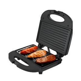 Sanduicheira Grill 2 Em 1 Kian Preta Elétrica 750w Cor Preto