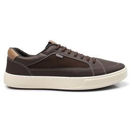Sapatenis Casual Masculino Confortável (43, Café)