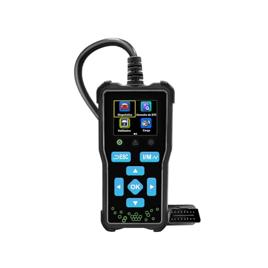 Scanner Automotivo OBD2 Portátil com Tela, Dados em Tempo Real, Teste I/M, EVAP e O2, Relatório de Diagnóstico — 12 V