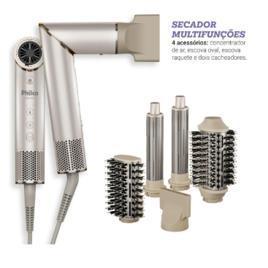 Secador de Cabelos Philco 4 em 1 Dobrável Motor BLDC PSC3500 Prateado