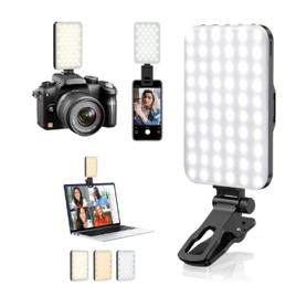 selfie ring light luz para celular câmera de led e notebook Portátil C/Clipe e tripé