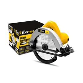 Serra Circular Profissional The Black Tools Btc1000 7.1/4 Pol. 185mm 1100w 50hz/60hz Com Disco Madeira