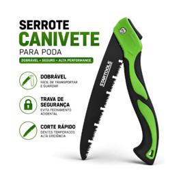 Serrote Canivete Poda Dobrável Trava Segurança Profissional