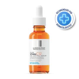 Sérum Antirrugas Vitamin C12 Oil Control 30ml La Roche-posay Oleosa Dia/noite