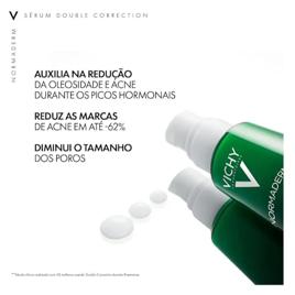 Sérum Facial Normaderm Double Correction Anti acne 50g Vichy Dia Noite Pele Oleosa