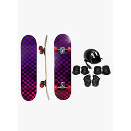 Skate Street Para Iniciante + Kit Proteção Completo Oferta