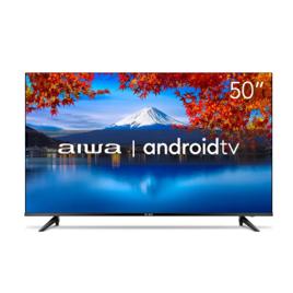 Smart TV AIWA 50” Android 4K Borda Ultrafina HDR10 Dolby Áudio