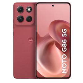 Smartphone Motorola Moto G86 5G, 256GB 24GB RAM - Vermelho