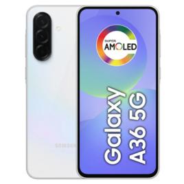 Samsung Galaxy A36 256GB 5G 8GB RAM 6,7" Câm. Tripla + Selfie 12MP -  Branco